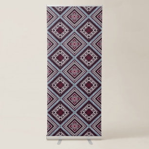 Ornament Pattern Retractable Banner