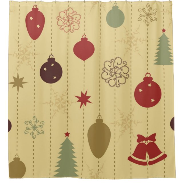 Ornament pattern shower curtain (Front)