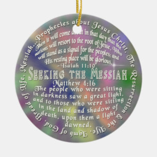 ORNAMENT Prophecy Jesus ISAIAH 11:10 Matthew 4:16