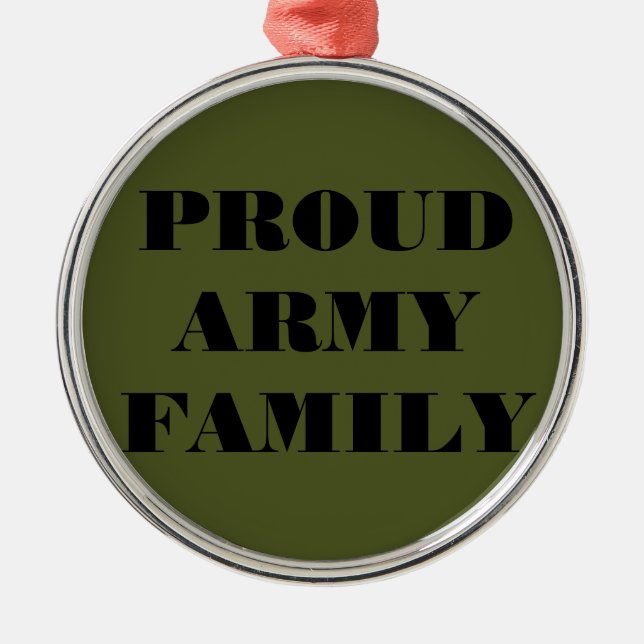 Ornament Proud Army Family (Front)