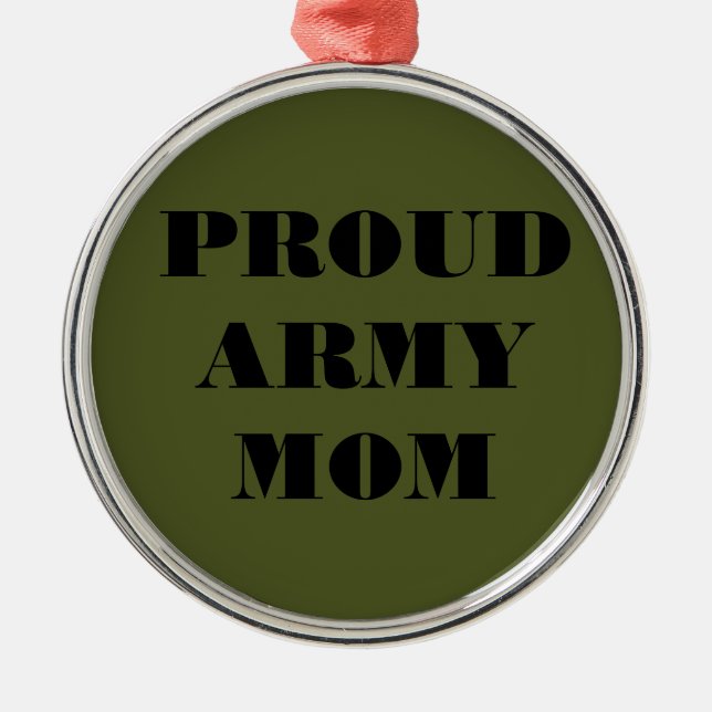 Ornament Proud Army Mum (Front)