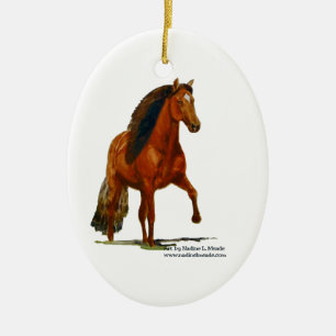 Ornament, Red Peruvian Paso Ceramic Tree Decoration