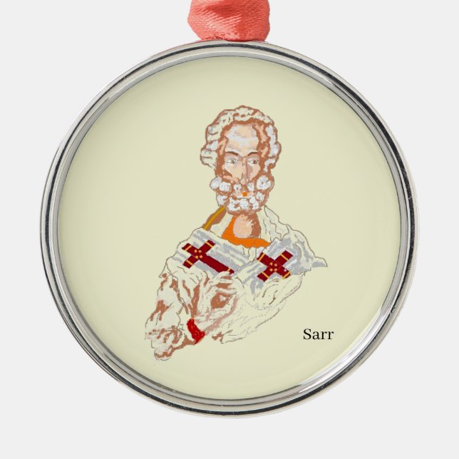 Ornament : Saint  Nicholas (Front)