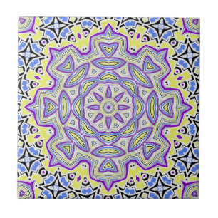 Ornament snowflake tile