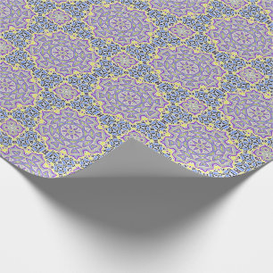 Ornament snowflake wrapping paper