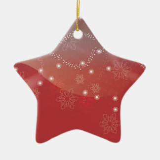 Ornament stars red christmas