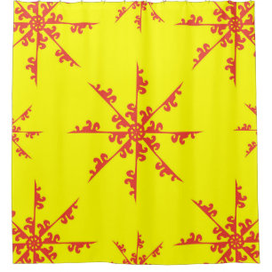 Ornament Swirl Pattern vintage illustrationabstrac Shower Curtain