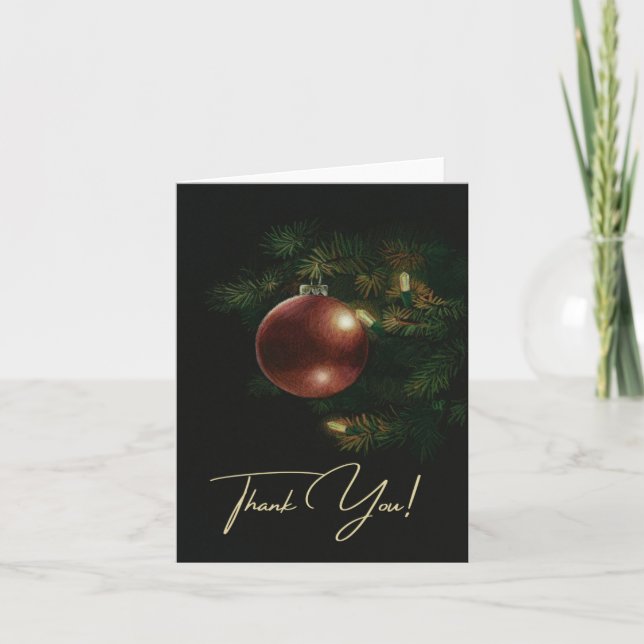 Ornament Thank You Card (Front)