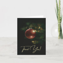 Ornament Thank You Card