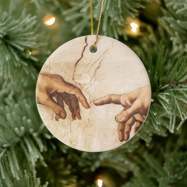 Ornament - The Creation of Adam (Tree)