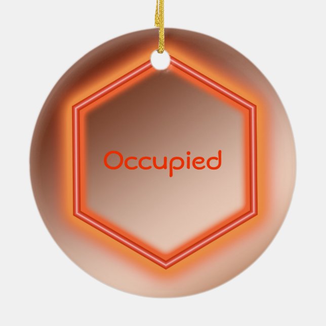 Ornament - Vacancy sign (Back)