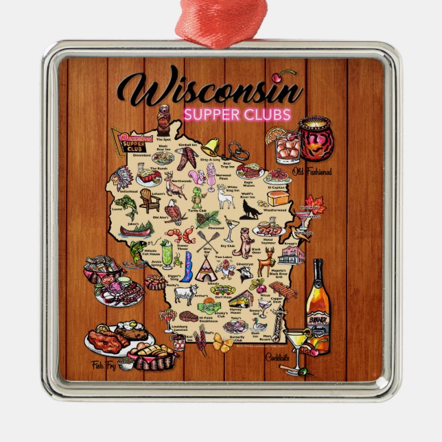 Ornament - Wisconsin Supper Club (Front)