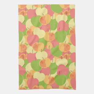 Ornament With Apples Tea Towel