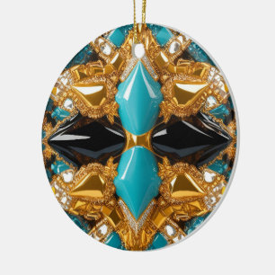 Ornament with Bahamas Colours Design