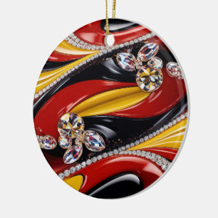 Ornament with Belgian Colours Design