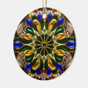 Ornament with Brazil Colours Design