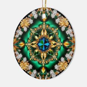 Ornament with Brazilian Colours Design