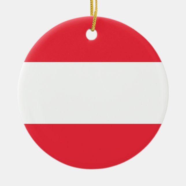 Ornament with flag of Austria (Front)