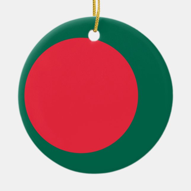Ornament with flag of Bangladesh (Front)