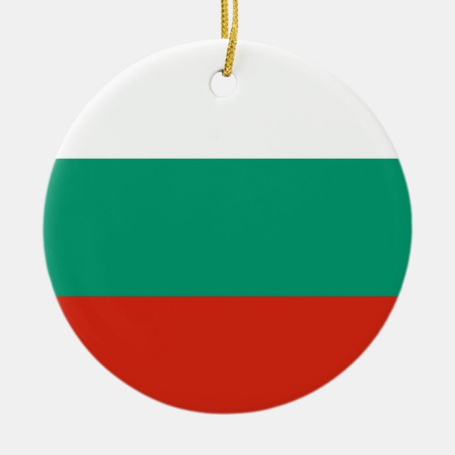 Ornament with flag of Bulgaria (Front)
