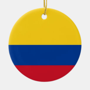 Ornament with flag of Colombia
