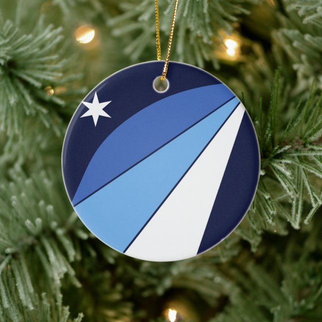 Ornament with flag of Columbia, South Carolina (Tree)