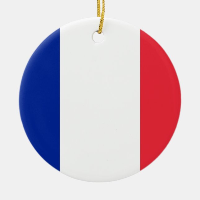 Ornament with flag of France (Front)