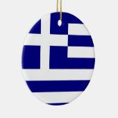 Ornament with flag of Greece (Right)