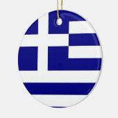 Ornament with flag of Greece (Left)
