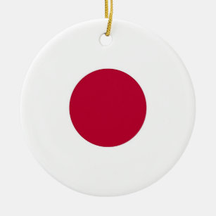 Ornament with flag of Japan