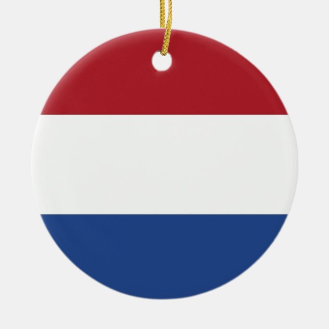 Ornament with flag of Netherlands (Front)