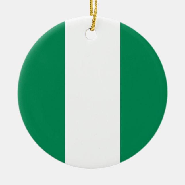 Ornament with flag of Nigeria (Front)