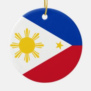 Ornament with flag of Philippines