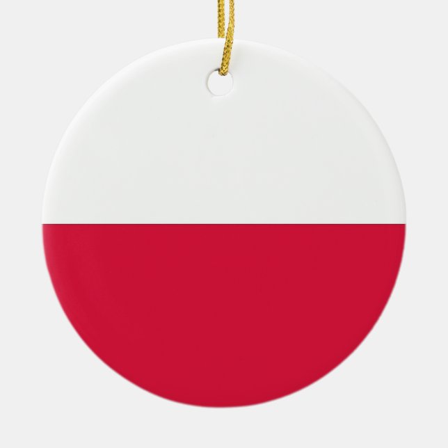 Ornament with flag of Poland (Front)