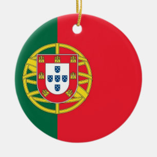 Ornament with flag of Portugal