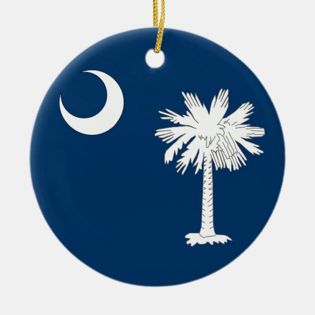 Ornament with flag of South Carolina (Front)