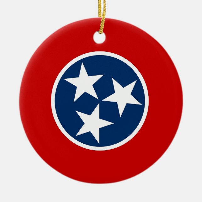 Ornament with flag of Tennessee (Front)