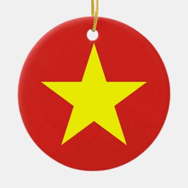 Ornament with flag of Vietnam (Front)