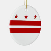 Ornament with flag of Washington DC (Right)