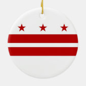 Ornament with flag of Washington DC (Back)
