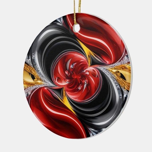 Ornament with German Colours Design (Left)
