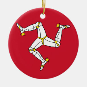 Ornament with Isle of Man flag, United Kingdom