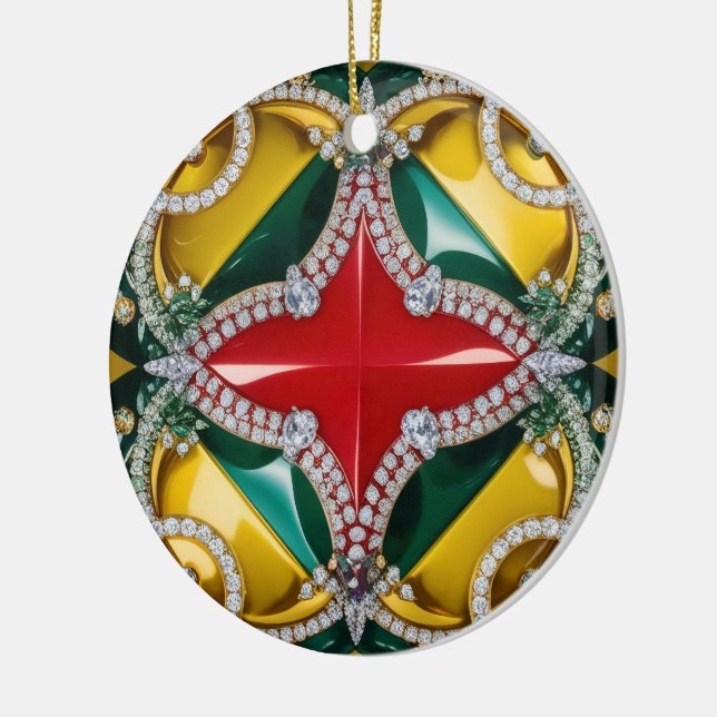 Ornament with Los Angeles Colours Design (Left)