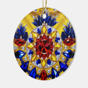 Ornament with Romanian Colours Design