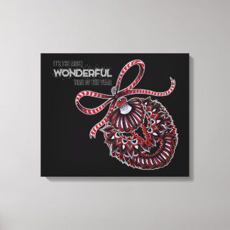 Ornament with Text Canvas Print