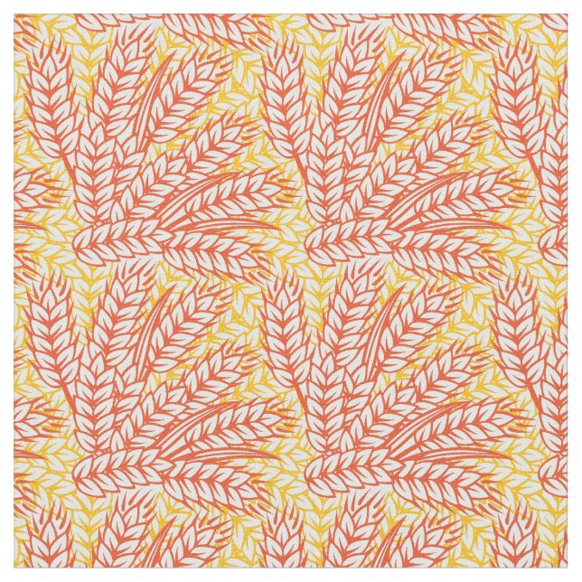 Ornament with wheat ears fabric (Close Up)