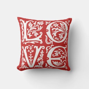 Ornamental Alphabet Love Add Names Cushion