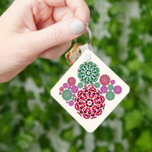 Ornamental artwork key ring