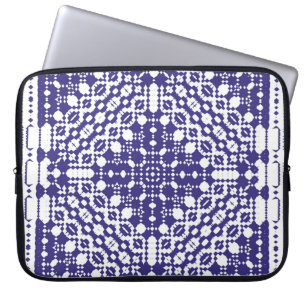 Ornamental azulejo portugal tiles decor. Fashionab Laptop Sleeve