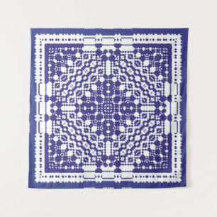 Ornamental azulejo portugal tiles decor. Fashionab Tapestry